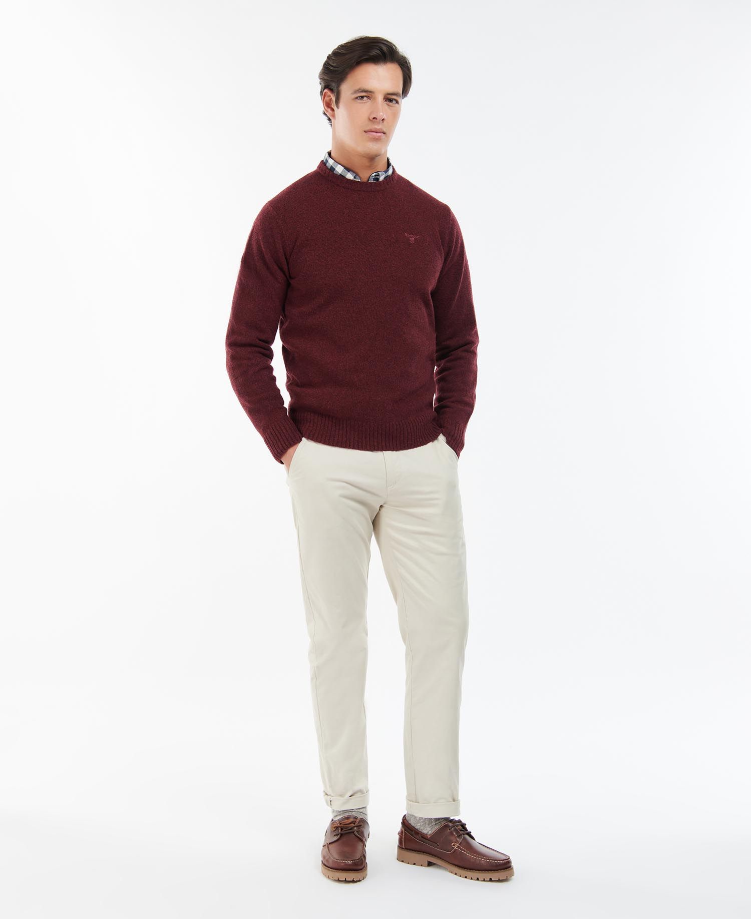Barbour Newbury Sweatshirt in Ruby